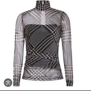 Amanda Uprichard Dominique Mesh Blouse